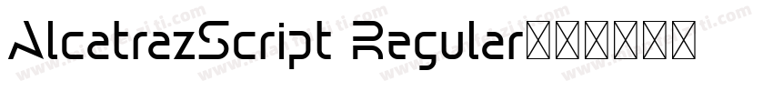 AlcatrazScript Regular字体转换